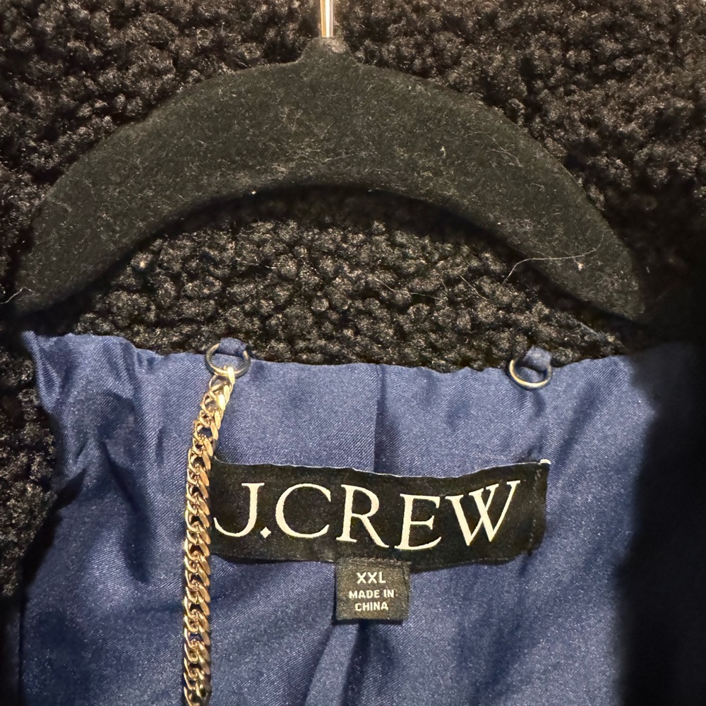 J. Crew Women's Black Teddy Jacket - Picture 3 of 3